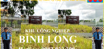 Bảo vệ cho khu công nghiệp Bình Long tỉnh An Giang